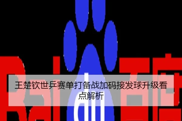 王楚钦世乒赛单打备战加码接发球升级看点解析
